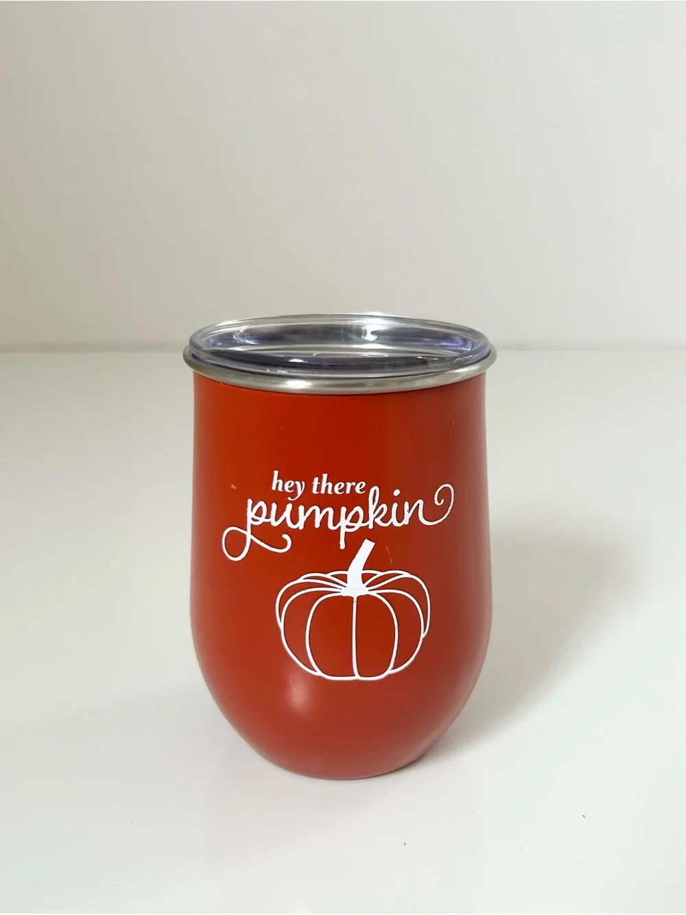 Fall Themed Stainless Steel Wine Tumbler Set